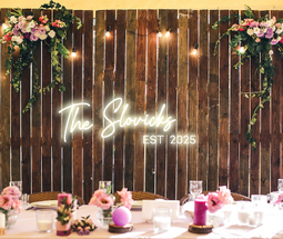 Personalised Wedding / Surname Neon Sign - Neon Daddy 
