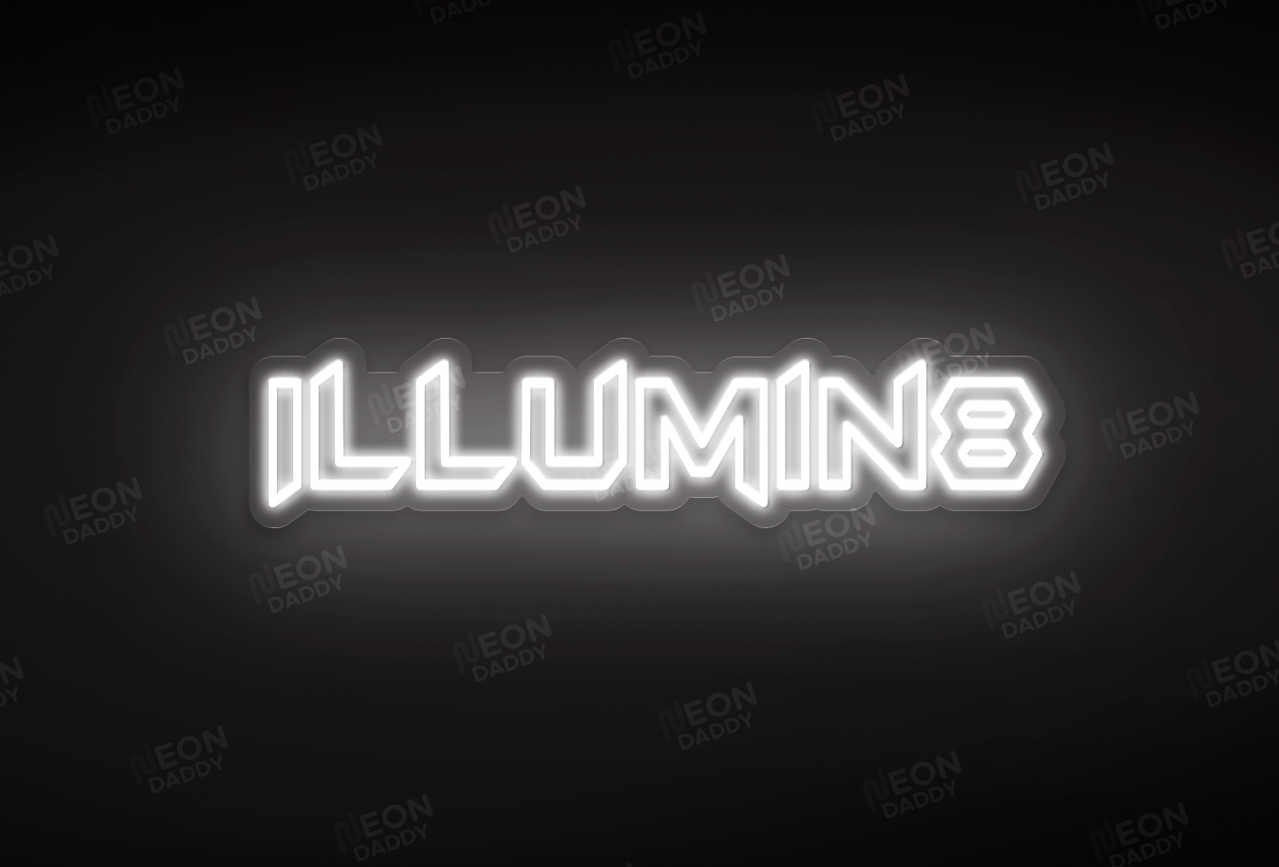 Custom LED Sign - Custom LED neon sign - 'Illumin8'(RGB) - 80cm x 18.6cm