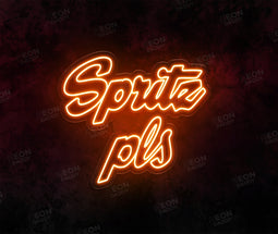 'Spritz Please' phrase LED neon sign - Neon Daddy