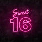 Sweet 16 LED Neon Sign