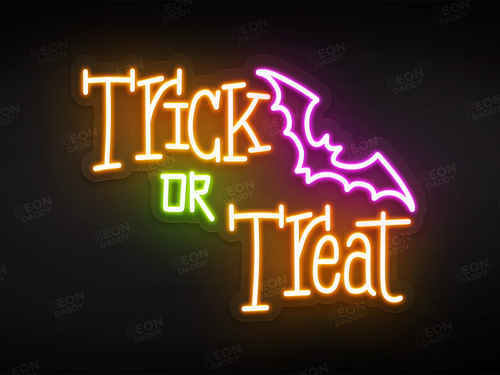 Trick or Treat - Halloween LED Neon Sign