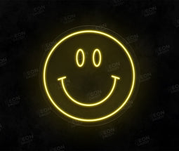 Yellow Smiley Face Neon sign - Neon Daddy
