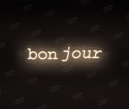 'Bon Jour' Neon Sign