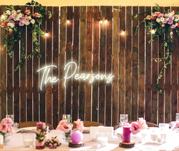 Personalised Wedding / Surname Neon Sign