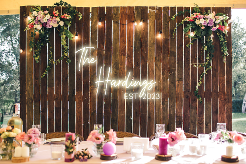 Personalised Wedding / Surname Neon Sign - Neon Daddy