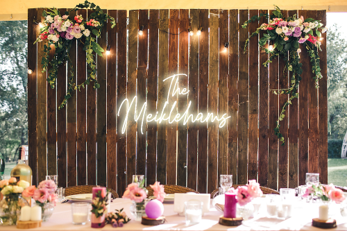 Personalised Wedding / Surname Neon Sign - Neon Daddy