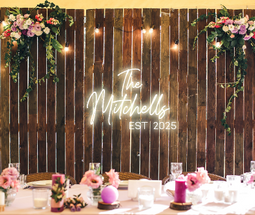 Personalised Wedding / Surname Neon Sign - Neon Daddy