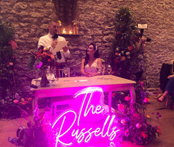 Personalised Wedding / Surname Neon Sign - Neon Daddy
