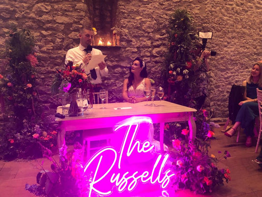 Personalised Wedding / Surname Neon Sign - Neon Daddy