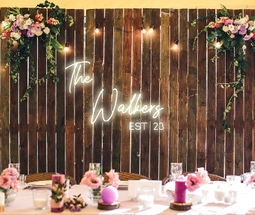Personalised Wedding / Surname Neon Sign - Neon Daddy