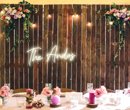 Personalised Wedding / Surname Neon Sign - Neon Daddy