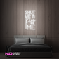 Color: White Shut up And Kiss Me LED Neon Sign