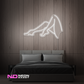 Color: White 'Womans Legs' - LED Neon Sign - Affordable Neon Signs