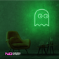 Color: Green Ghost Pacman LED Neon Sign