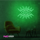Color: Green 'Eye' LED Neon Sign - Affordable Neon Signs