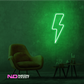 Color: Green Lightning Strike LED Neon Sign