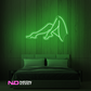 Color: Green 'Womans Legs' - LED Neon Sign - Affordable Neon Signs