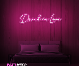 Color: Hot Pink Drunk in Love LED Neon Sign