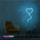 Color: Light Blue 'Love Balloon' - LED Neon Sign - Affordable Neon Signs
