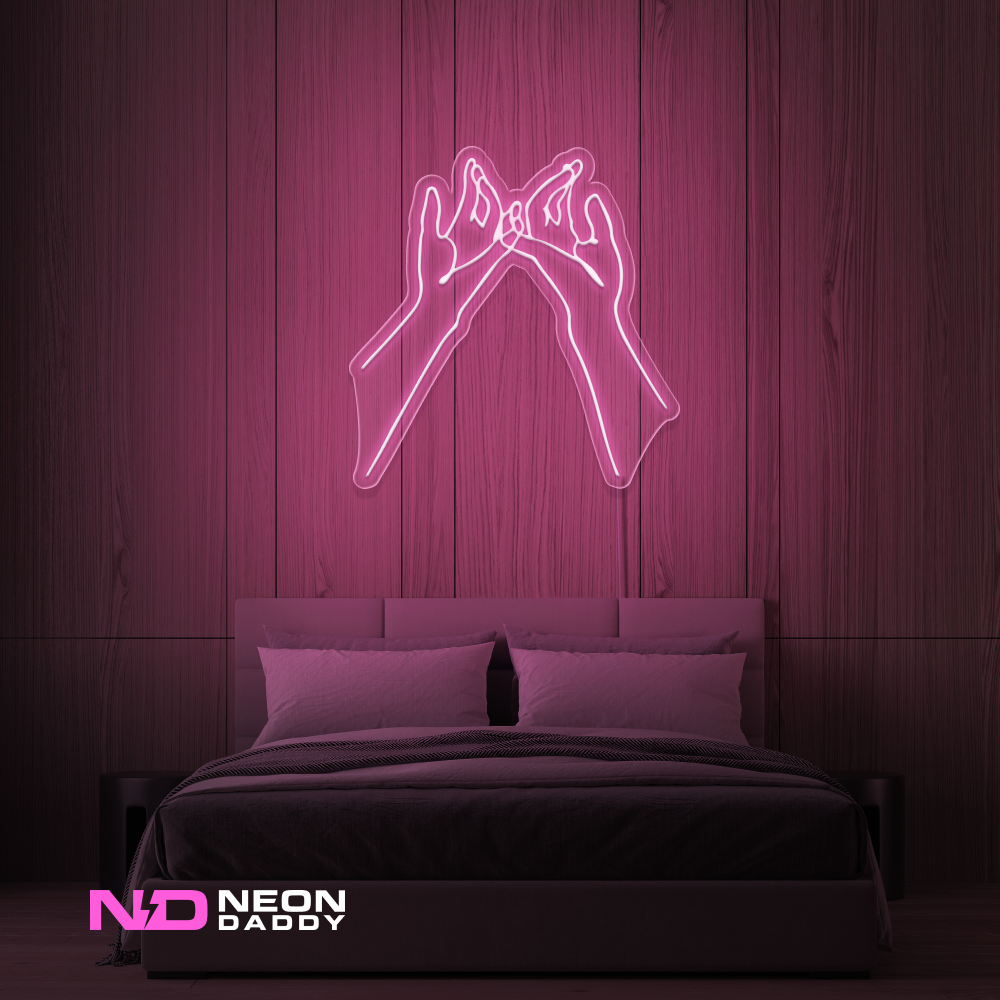 Color: Light Pink 'Pinky' - LED Neon Sign - Cute Neon Signs