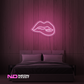 Color: Light Pink 'Lips' - LED Neon Sign - Affordable Neon Signs