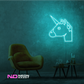 Color: Mint Green 'Unicorn' - Kids LED Neon Sign - Affordable Neon Signs