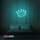 Color: Mint Green 'Crown' LED Neon Sign - Affordable Neon Signs