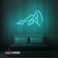 Color: Mint Green 'Womans Legs' - LED Neon Sign - Affordable Neon Signs