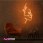 Color: Orange 'Two Face' - Art LED Neon Sign