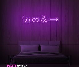 Color: Purple To Infinity and Beyond LED Neon Sign