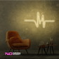 Color: Warm White 'Pulse' - LED Neon Sign - Affordable Neon Signs