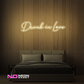 Color: Warm White Drunk in Love LED Neon Sign